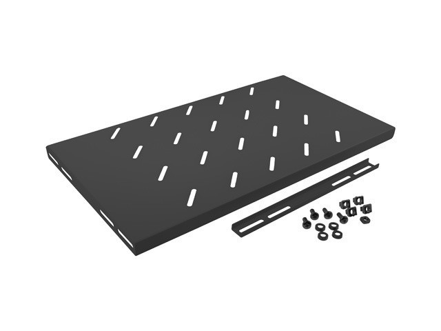Półka do szaf rack 19'' 500 x 280 mm Czarna Lanberg