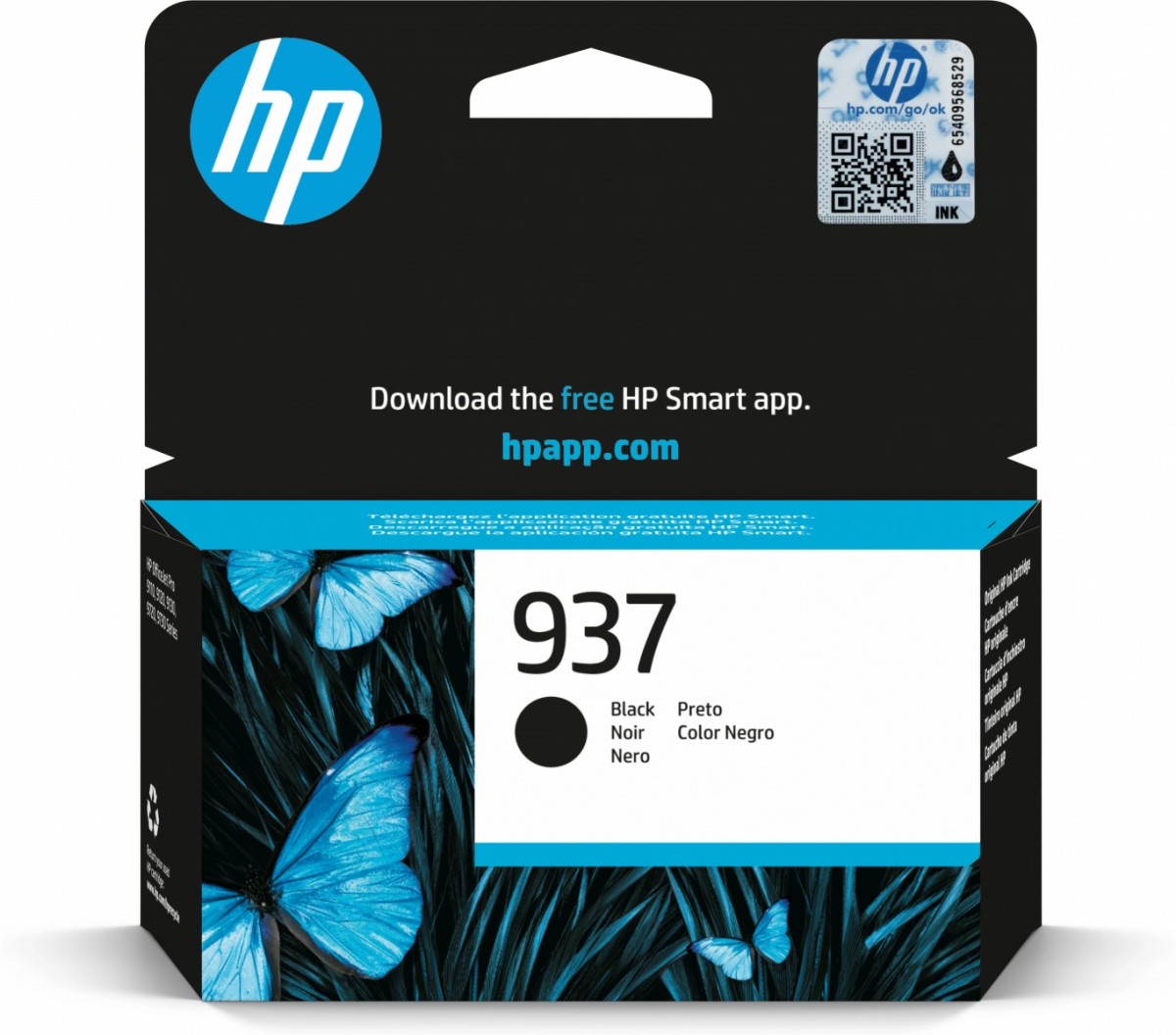 Tusz HP 937 4S6W5NE Black 1250 str.