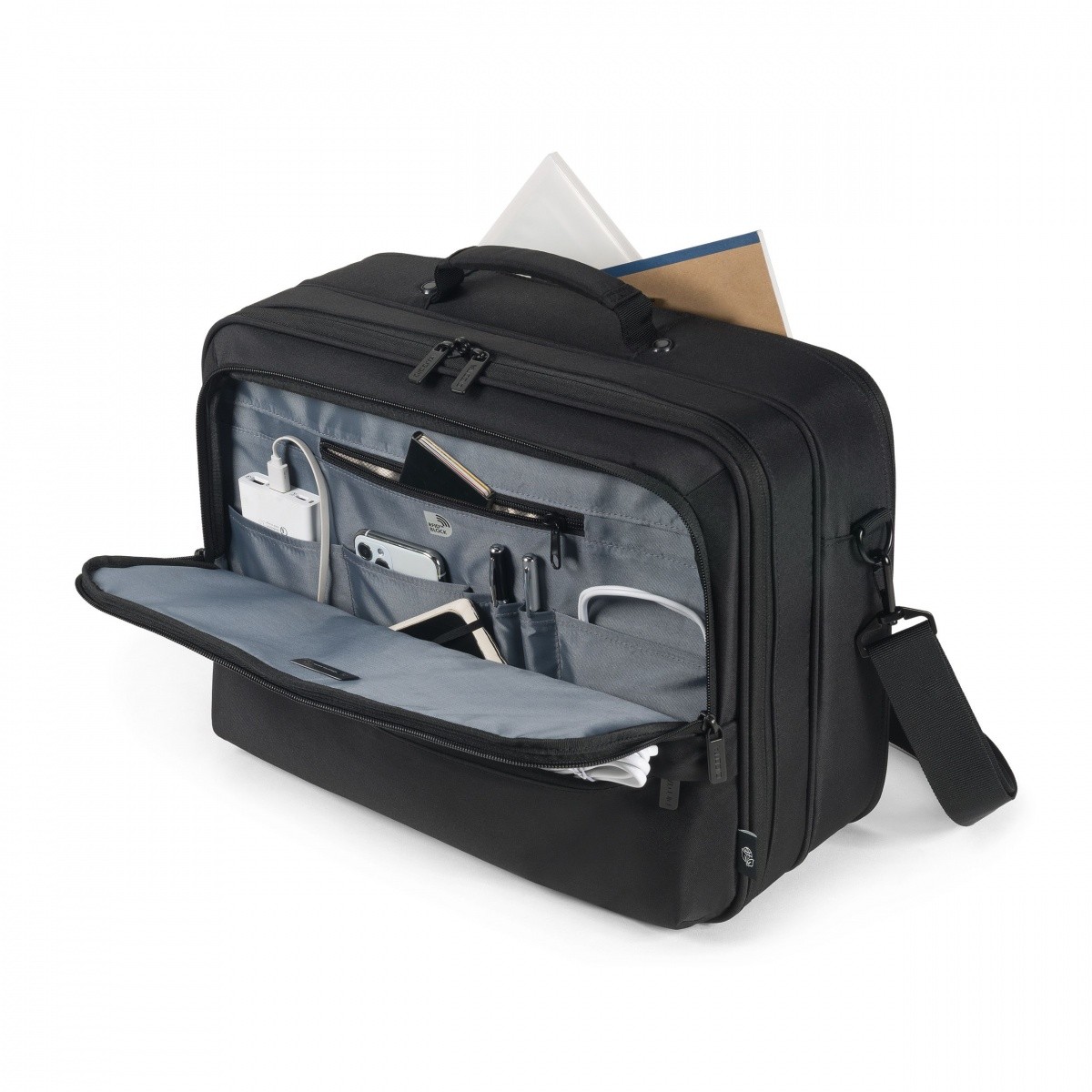 Torba na laptopa Dicota Eco Multi Twin Eco CORE 14 - 16" Czarna - obrazek 4