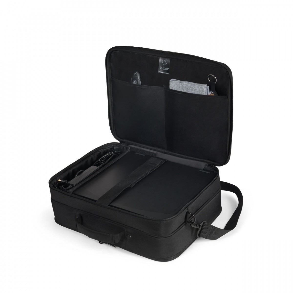 Torba na laptopa Dicota Eco Multi Twin Eco CORE 14 - 16" Czarna - obrazek 3