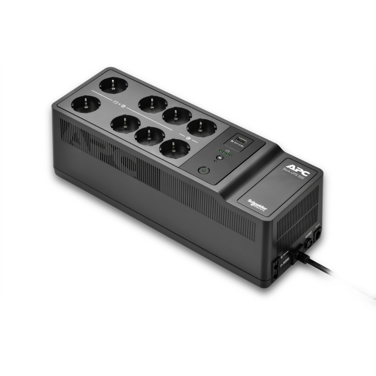 Zasilacz awaryjny UPS - APC Back-UPS BE 500VA Schuko - obrazek 2