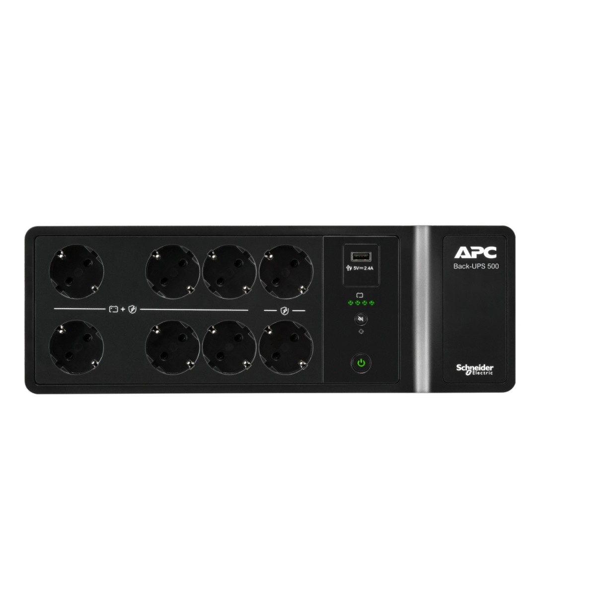 Zasilacz awaryjny UPS - APC Back-UPS BE 500VA Schuko - obrazek 3