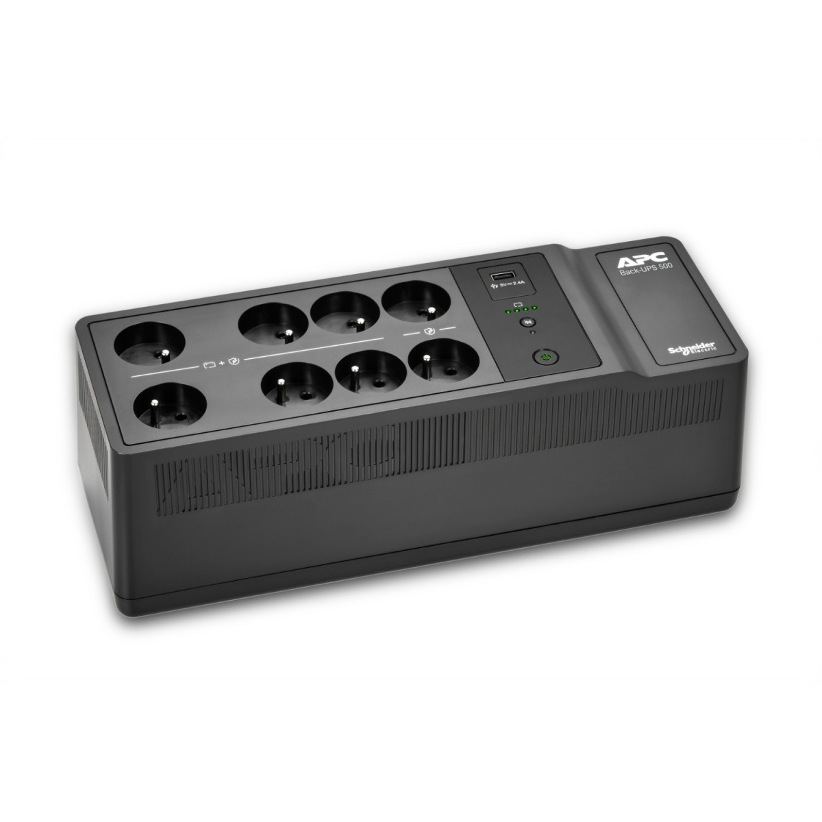 Zasilacz awaryjny UPS - APC Back-UPS BE 500VA Schuko