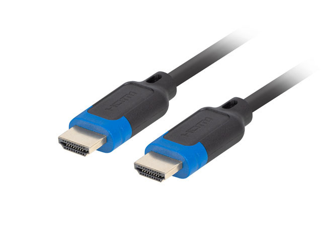 Kabel HDMI męski na HDMI męski v.2.1 1.0 m Lanberg 8K