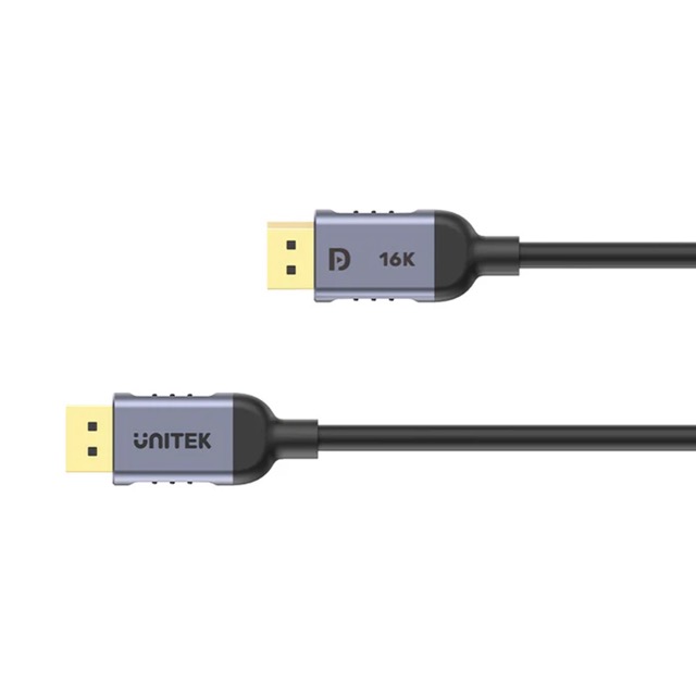 Kabel DisplayPort męski na DisplayPort męski v.2.1 1.0m Unitek 8K 120Hz - obrazek 3