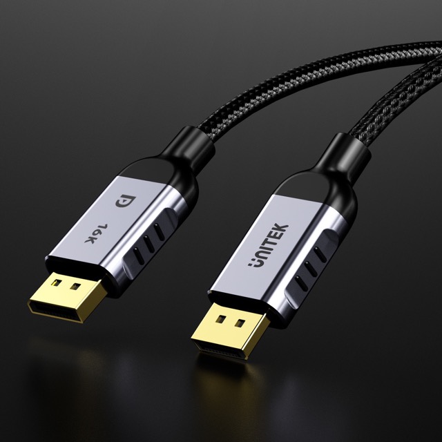 Kabel DisplayPort męski na DisplayPort męski v.2.1 1.0m Unitek 8K 120Hz - obrazek 5