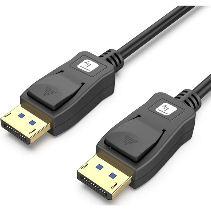 Kabel DisplayPort męski na DisplayPort męski v.2.1 1.0m Techly 4K 120Hz