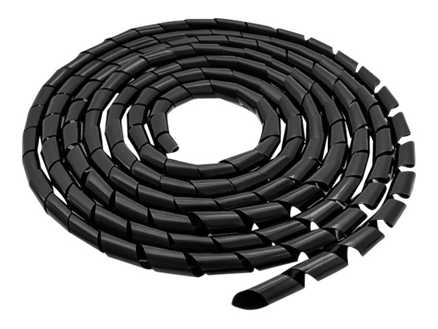 Organizer kabli Qoltec - Spirala 16mm 10m Czarny