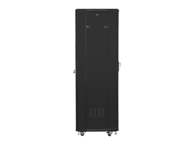 Szafa stojąca rack 19" 37U 600x600mm czarna (drzwi przednie szklane) Lanberg - obrazek 5