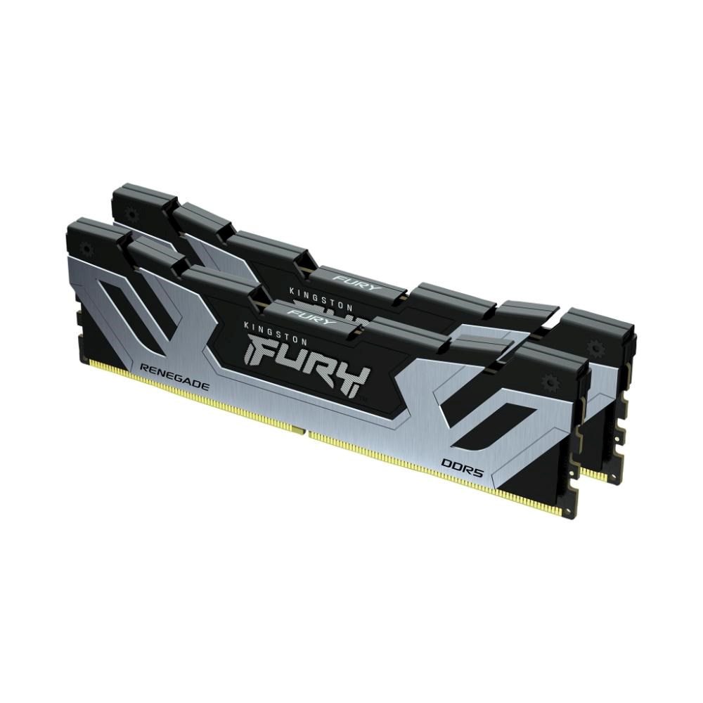 CUDIMM PC-8400 DDR5 48GB Kingston KF584CU40RSK2-48 Fury Renegade Silver XMP **2 x 24GB**