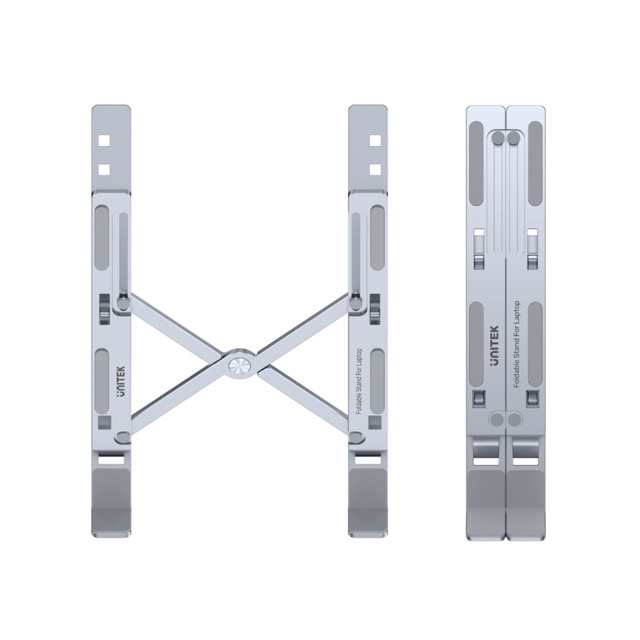 Podstawka pod laptop aluminiowa, składana Unitek - obrazek 4