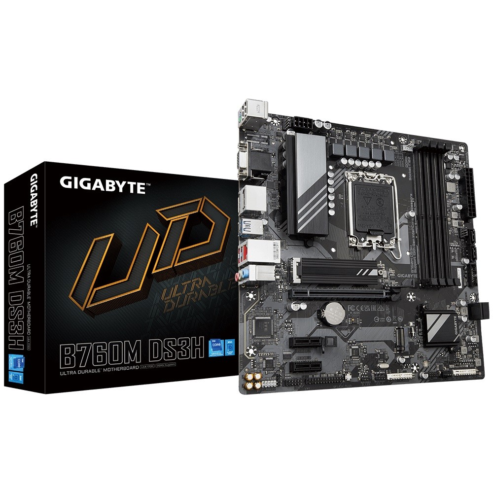 Płyta Socket LGA1700 Gigabyte B760M DS3H