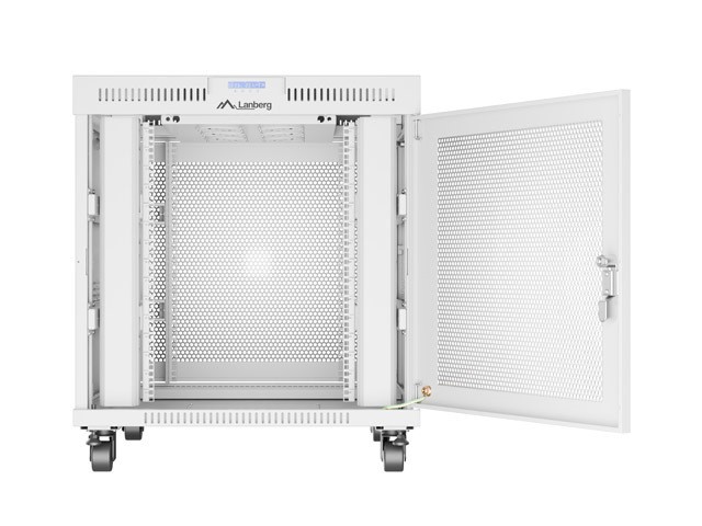 Szafa stojąca rack 19" 27U 600x800mm szara (drzwi przednie perforowane) LCD Lanberg - obrazek 3