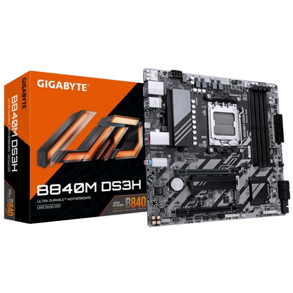 Płyta Socket AM5 Gigabyte B840M DS3H