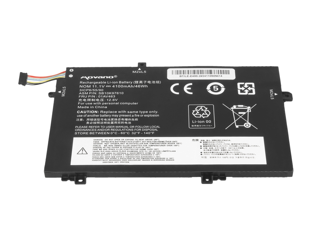 Bateria do laptopa Lenovo ThinkPad L14, L15, L480, L580 - obrazek 2