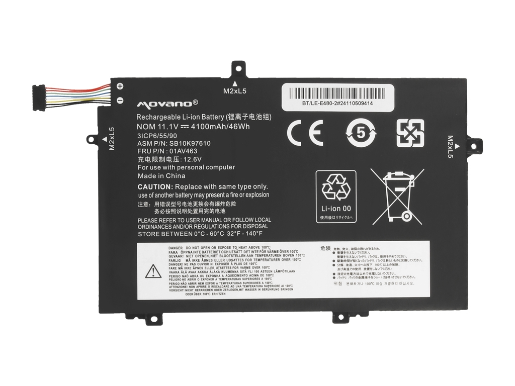 Bateria do laptopa Lenovo ThinkPad L14, L15, L480, L580 - obrazek 4