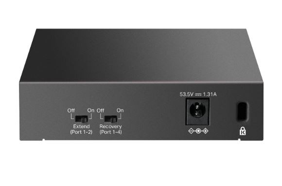 Switch TP-Link LS105GP 5x10/100/1000 MB/s 4xPoE+ - Metalowa obudowa - obrazek 4