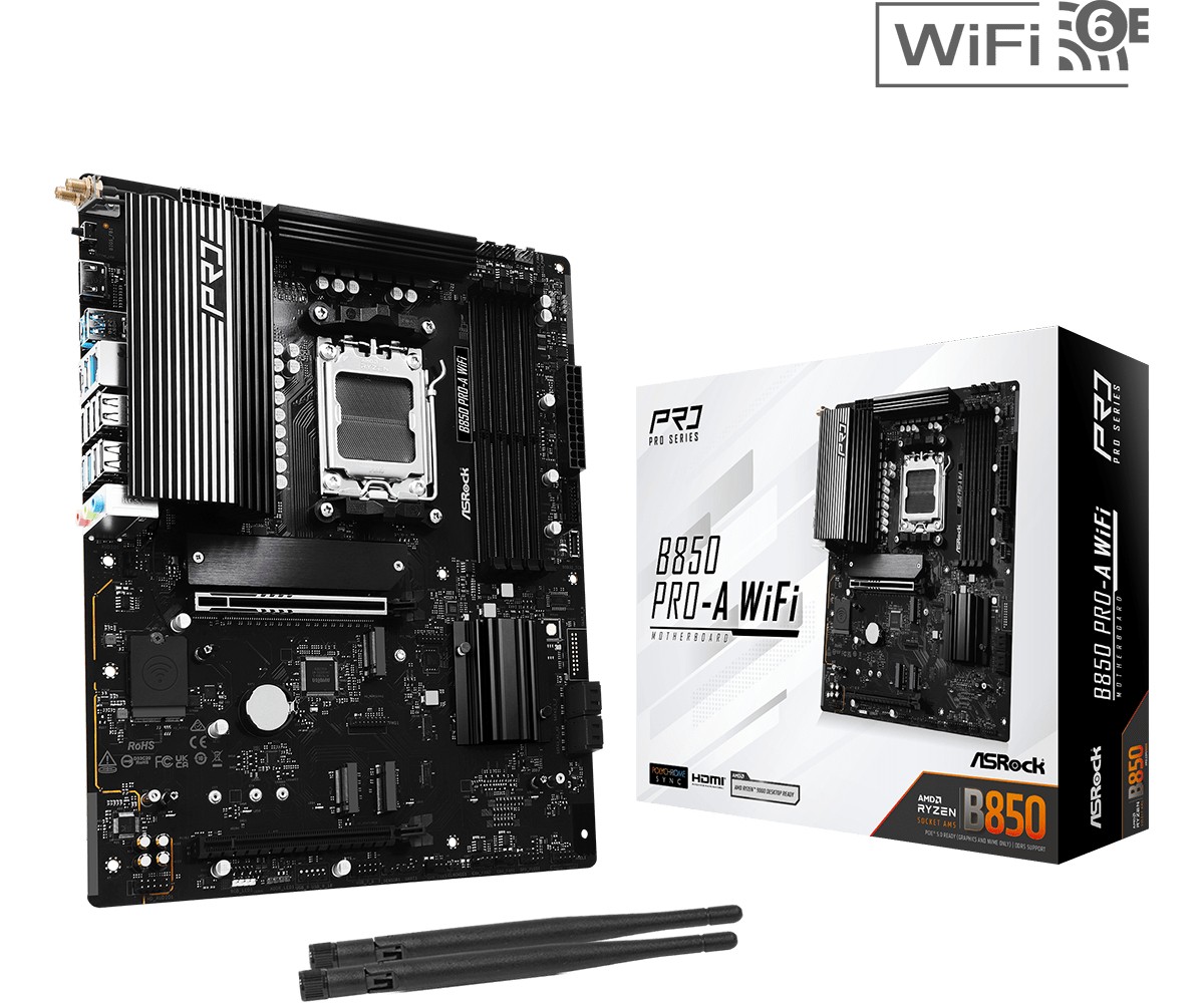 Płyta Socket AM5 ASRock B850 PRO-A WIFI