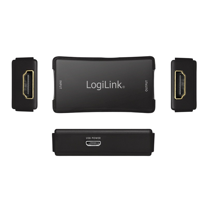 Wzmacniacz sygnału/Repeater HDMI 4K 60Hz do 25m LogiLink - obrazek 4