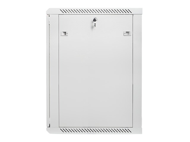 Szafa wisząca rack 19" 18U 600x600mm szara (drzwi przednie szklane) Lanberg - obrazek 4