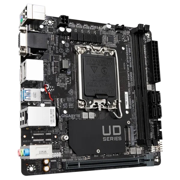 Płyta Socket LGA1700 Gigabyte H610I - obrazek 3