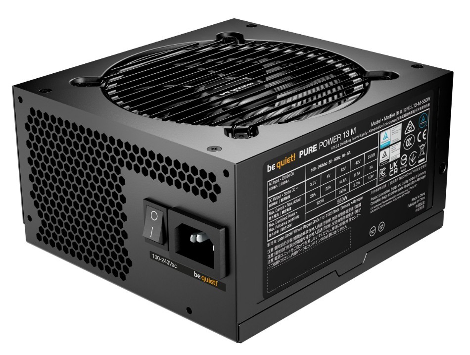 Zasilacz ATX 550W be quiet! Pure Power 13 M 80 Plus Gold - obrazek 2