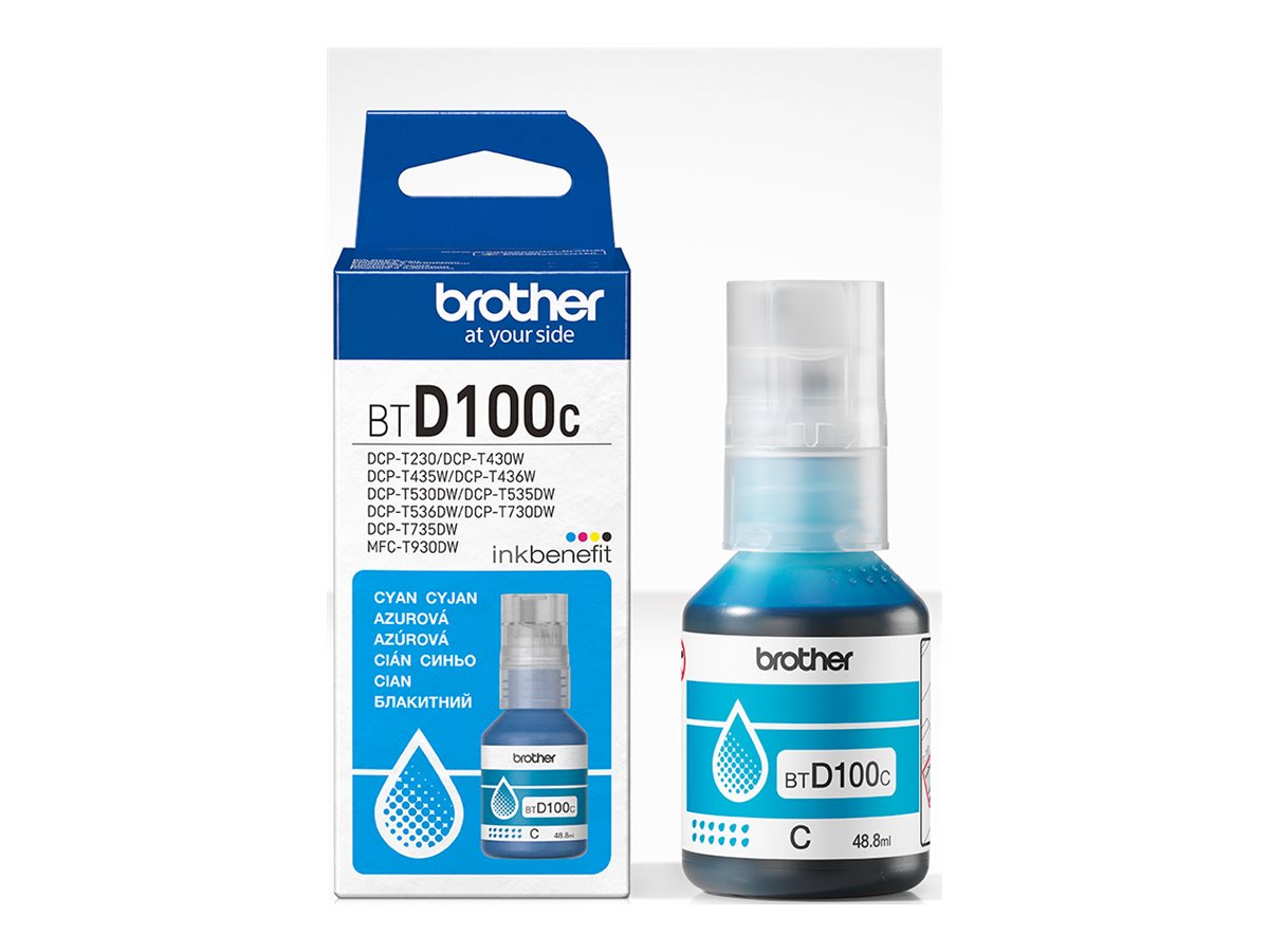 Tusz Brother BTD100C Cyan 5000 str.