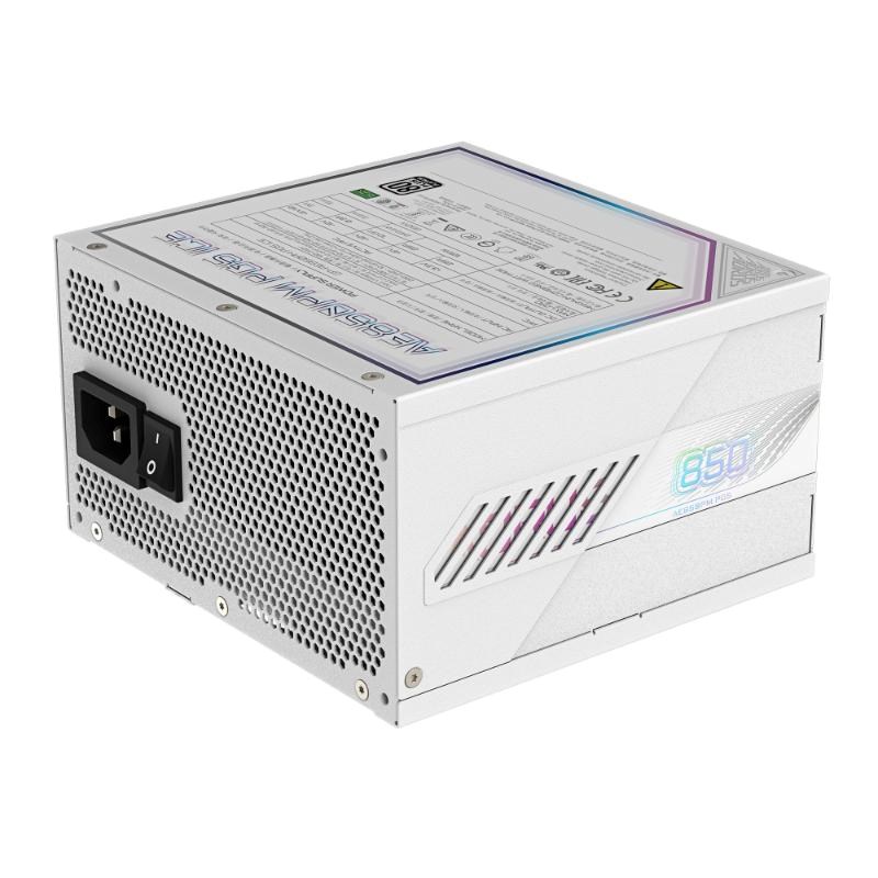 Zasilacz ATX 850W Gigabyte Aorus Elite Modularny 80 Plus Platinum Biały - obrazek 3