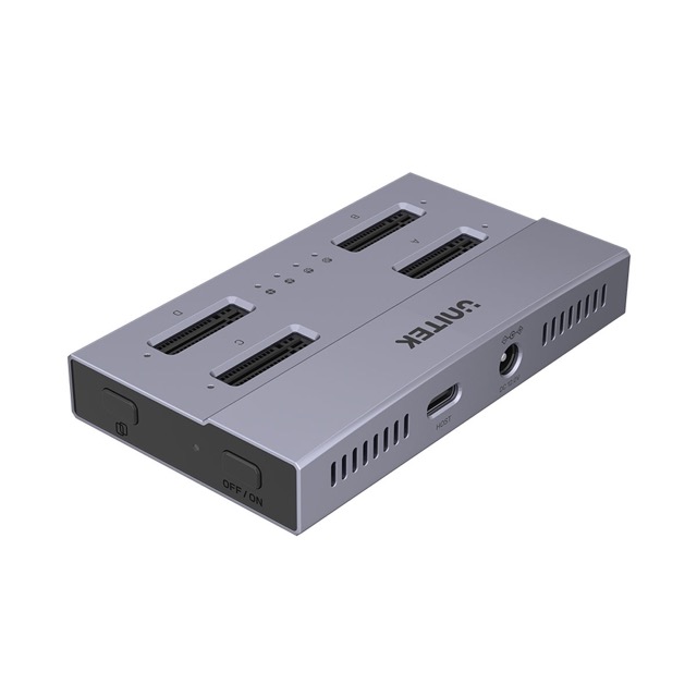 Stacja dokująca dla dysków 4 x SSD M.2 NVMe USB-C Unitek