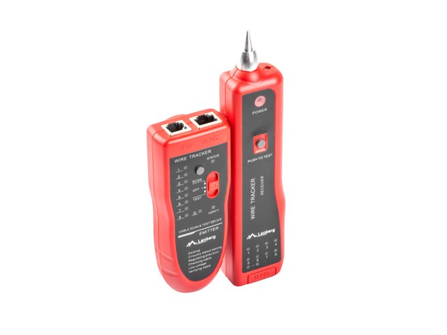 Tester okablowania RJ45, RJ11, RJ12 z funkcją lokalizatora Lanberg - obrazek 5