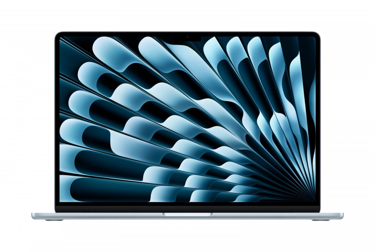 Apple MacBook Air 15.3 cala: M5 10/10, 16GB, 512GB SSD - Błękitny