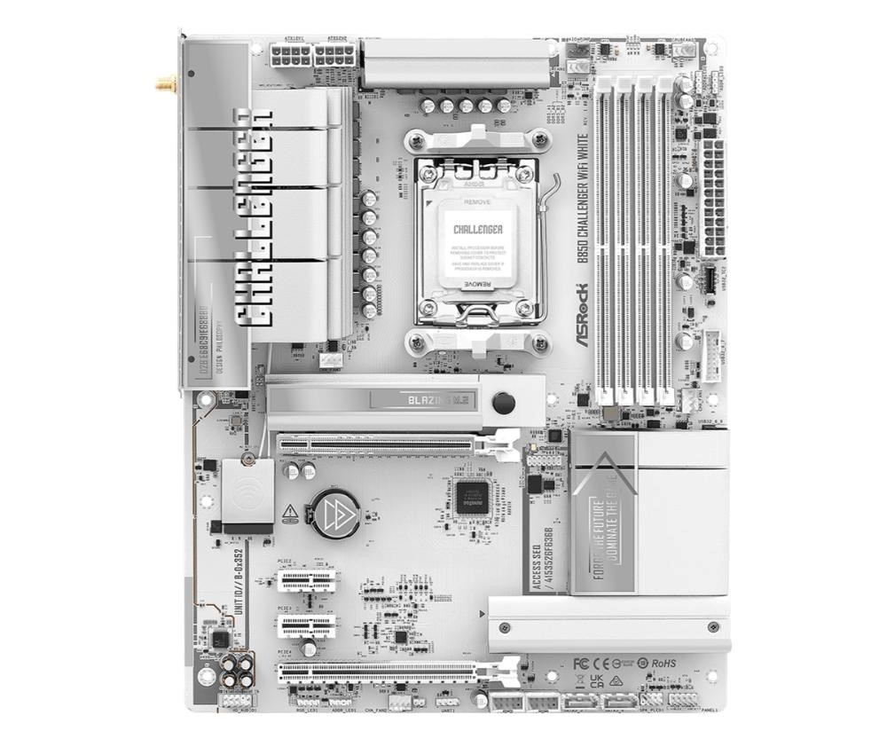 Płyta Socket AM5 ASRock B850M Challenger WiFi WHITE - obrazek 4