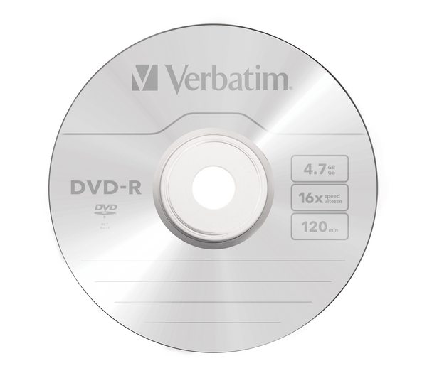 DVD-R VERBATIM 4.7GB x16 Cake *100 - obrazek 2