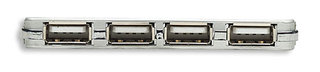 HUB USB 2.0 4 portowy Manhattan Slim + zasilacz - obrazek 4