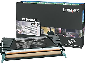 Toner Lexmark C736H1KG Black 12000 str.