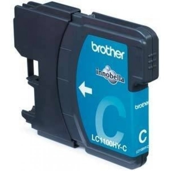 Tusz Brother LC1100HYC Cyan 750 str.