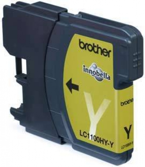 Tusz Brother LC1100HYY Yellow 750 str.