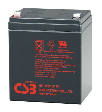 Akumulator UPS CSB 12V/5.1Ah HR1221WF2