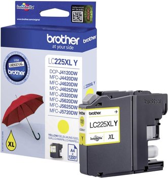 Tusz Brother LC225XLY Yellow 1500 str.