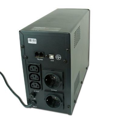 Zasilacz awaryjny UPS - EnerGenie UPS Line-Interactive 1200VA - obrazek 2