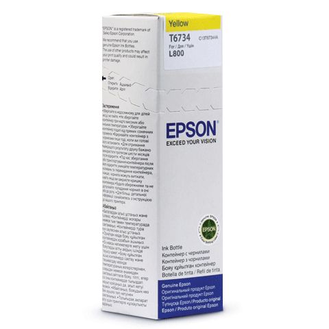 Tusz Epson T6734 Yellow 6500 str. - obrazek 2