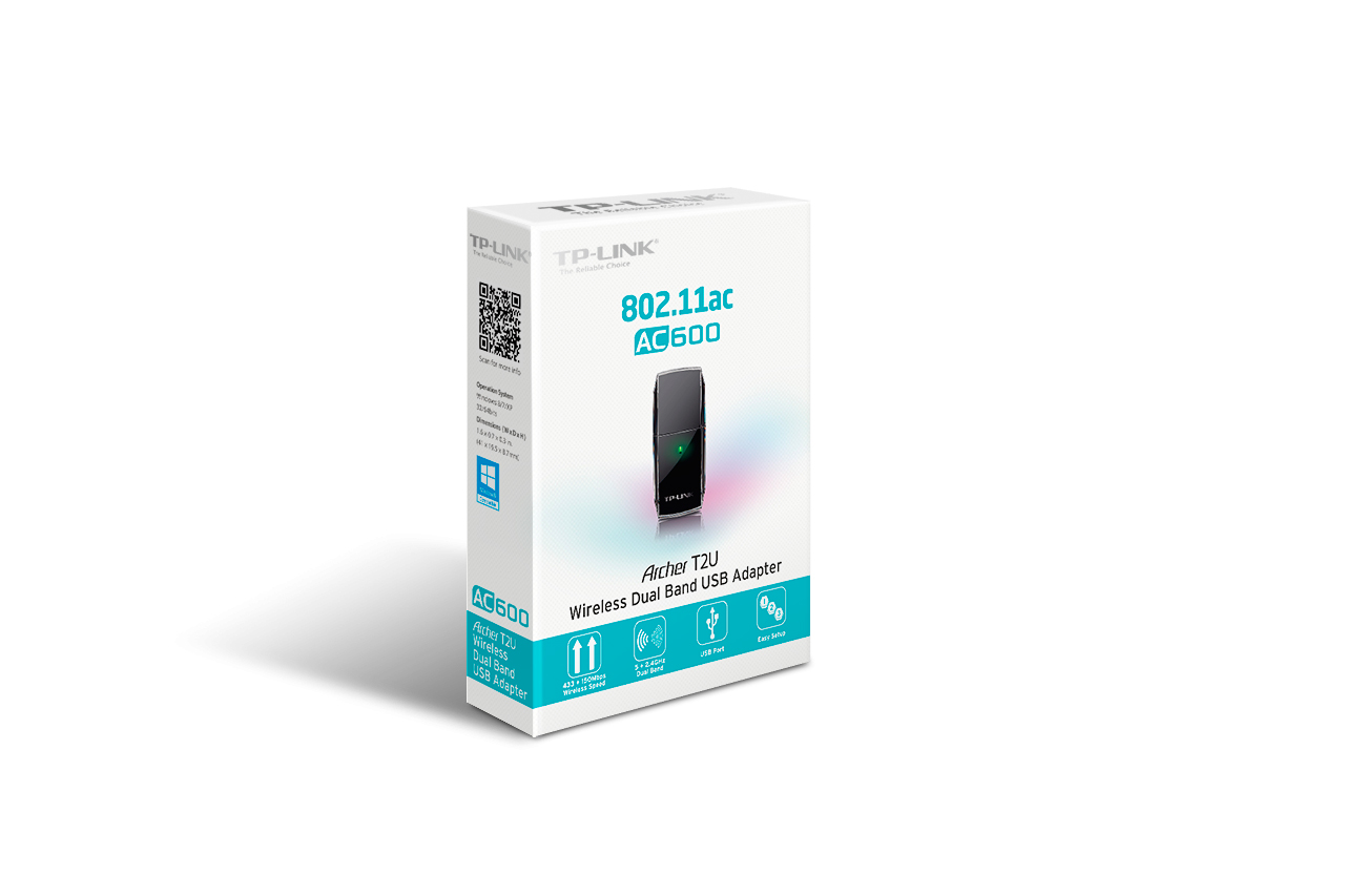 Bezprzewodowa karta sieciowa USB Wi-Fi AC600 802.11ac TP-Link Archer T2U - obrazek 2
