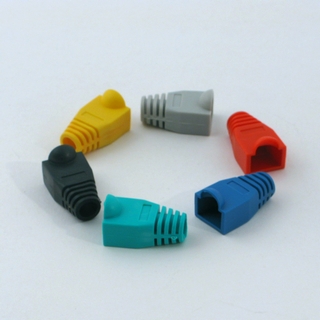 Wtyk RJ45 osłonka 100 szt. Mix kolorów Netrack