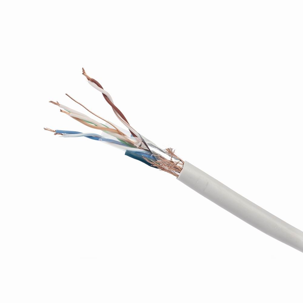 Kabel sieciowy FTP skrętka, Linka 100 m kat. 5E CCA Szary Gembird