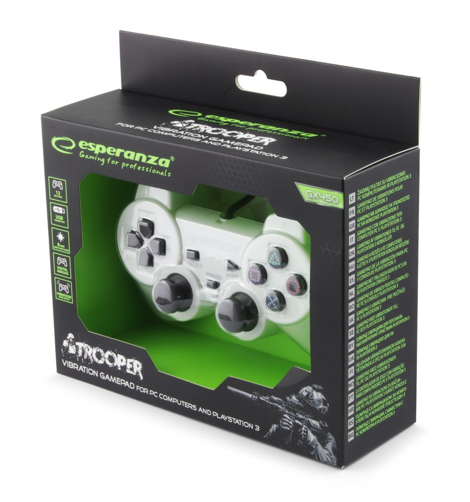 Gamepad Esperanza Trooper PS3/PC - obrazek 2