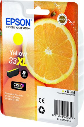 Tusz Epson 33XL Yellow Expression Home 650 str. - obrazek 2