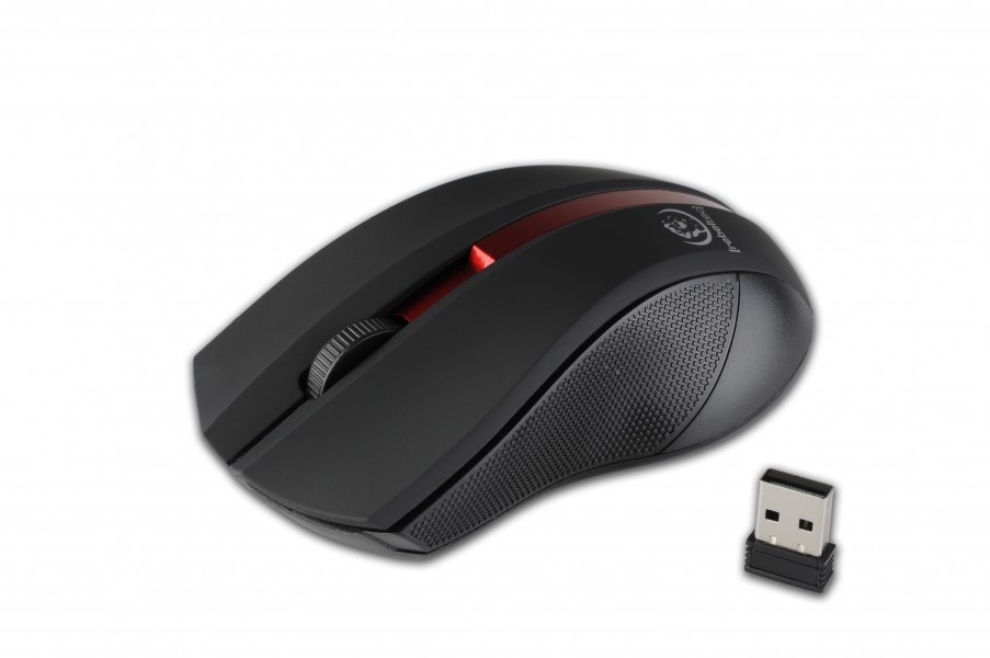 Mysz bezprzewodowa rebeltec Galaxy Black-Red