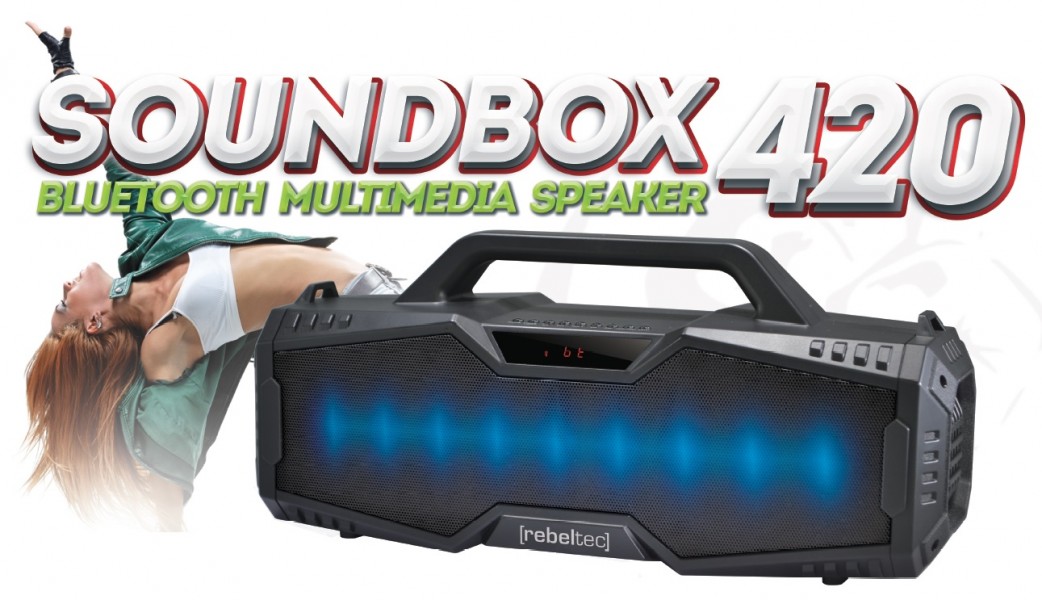 Głośnik Bluetooth Rebeltec Bluetooth SoundBox 420 FM - obrazek 4