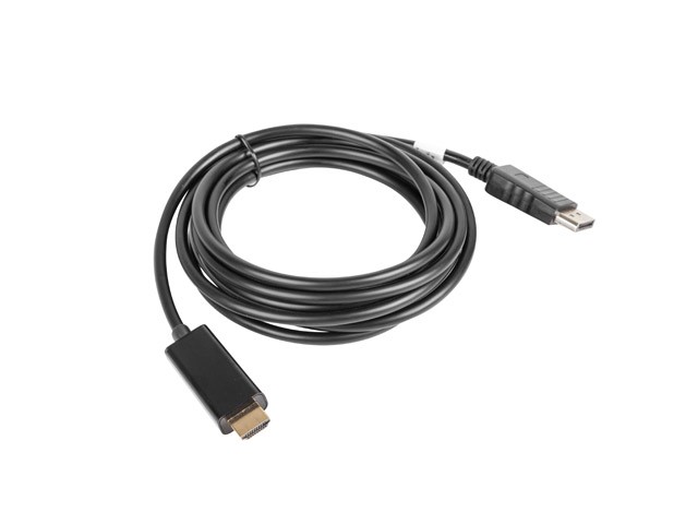 Kabel DisplayPort męski na HDMI męski 1.0 m Lanberg - obrazek 3