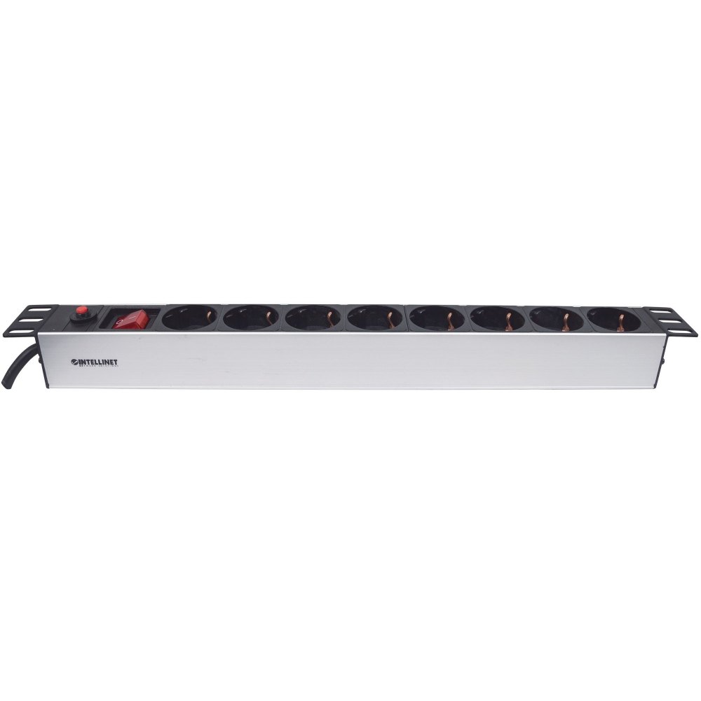 Listwa zasilająca Intellinet rack 19" 1U 250V/16A 8x Schuko 3.0 m - obrazek 4